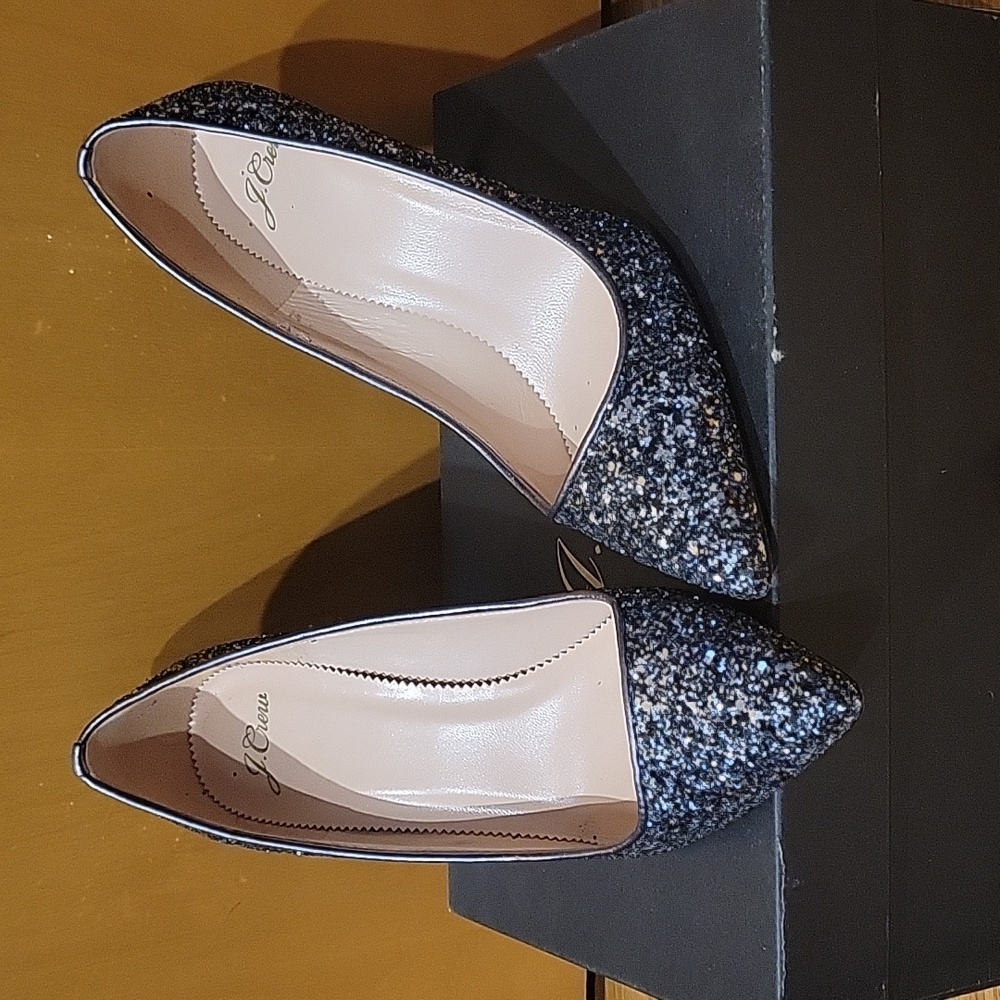 J Crew Eloise Pump in Glitter